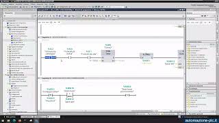 Come programmare il PLC Siemens Simatic S71200 in ladder  esempio 1 [upl. by Germain912]