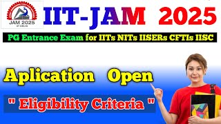 IIT JAM 2025 Aplication form fill up  iit jam registration form fill up 2025 iitjam2025 [upl. by Errol768]