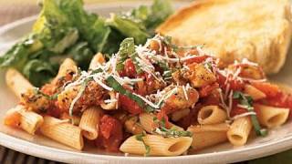 Penne and Chicken Tenderloins with Spiced Tomato Sauce Recipe [upl. by Gibbs]