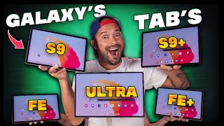 TODOS os GALAXY TAB S9 Saiba qual é o melhor para VOCÊ 🤩 [upl. by Mcnair547]