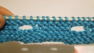 TUTO TRICOT APPRENDRE A TRICOTER DES BOUTONNIERES HORIZONTALES  TRICOT FACILE [upl. by Ramsdell]