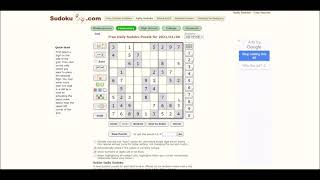 Sudoku 1721 elem  no copyright Venkatesananda [upl. by Everick]