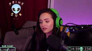 Talia Mar Shallow Lady Gaga Bradley Cooper cover Twitch stream 21121 [upl. by Ahsias59]