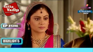 Anandi को Jagdish के फैसले के लिए दोषी ठहराया गया  Balika Vadhu  बालिका वधू  Highlight  Ep 1398 [upl. by Adkins496]