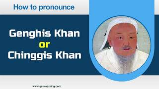 How to Pronounce Genghis Khan in English Correctly [upl. by Down344]