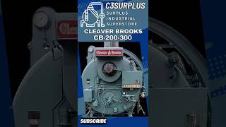 300 HP Cleaver Brooks 150 PSI Steam Boiler 1974 Model CB200300 [upl. by Mcquillin240]