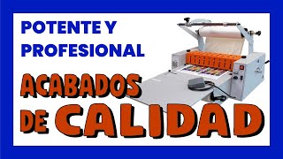 ✅ Laminadora de papel PROFESIONAL Vansda 380450520 P con LAMINADO A 1 o 2 CARAS [upl. by Wentworth]