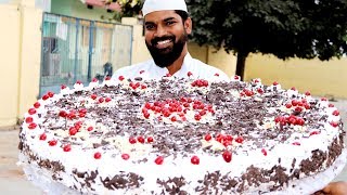 Black Forest Cake Recipe  Without Oven 25 Kgs Eggless Baking without Oven Nawabs Kitchen [upl. by Darrey]