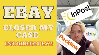 Ebay Closed My Case Without Checking The Tracking Inpost Packlink Ebay Issues [upl. by Lipson459]