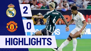 Real Madrid vs Manchester United 20  Goals and Highlights  2023 PRESEASON TOUR [upl. by Sudbury]