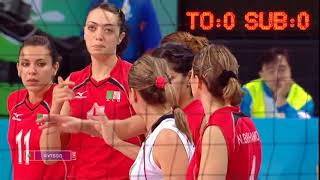 Olympics 2008 Womens volleyball Algeria  Russia [upl. by Nelyag]