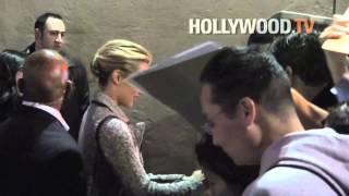 Dianna Agron spotted at Jimmy Kimmel Live [upl. by Anaer]