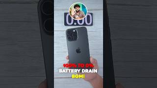 iPhone 16 Pro Max  BGMI 100 to 0 Battery Drain Test [upl. by Akena490]