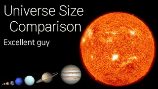 Universe Size Comparison  Excellent guy [upl. by Ayek]