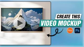 Create Custom Wall Art Video from Video Mockup Templates  Landscape Wall Art [upl. by Waki]