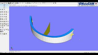 판금 전문 프로그램 MetaCAM 3D의 기능으로 특수한 덕트 쉽고 빠르게 작성 [upl. by Elumas406]