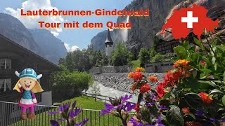 20 Durch die Schweizer Alpen in Frühling  Lauterbrunnen  Grindelwald  Gletscherschlucht  5 [upl. by Ynohtnaluap]