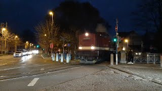 🍁🍂🌲📽🚂😱 Harzkamel 199 872 V 100 brüllt sich durch Wernigerode 02112024 😱🚂📽🌲🍂🍁 [upl. by Nylirac96]