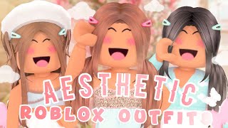 AESTHETIC ROBLOX OUTFITS 🤍🌷alovriee [upl. by Celeste]