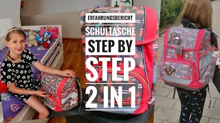 Schultasche für Erstklässler Step by Step 2 in 1 Schulranzen Erfahrungsbericht [upl. by Yup]