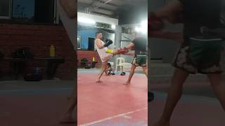 Boxing and Thai pads with Jojo [upl. by Gnues]