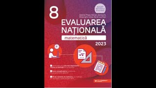 Model de test tip EN matematică  Testul 8  sub III  Ed Paralela 45 ed 20222023 [upl. by Ardnuassak]