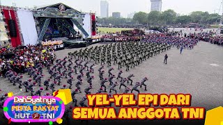 KEREN ABIS Inilah YelYel Prajuti TNI  DAHSYATNYA HUT TNI 78 [upl. by Eocsor470]