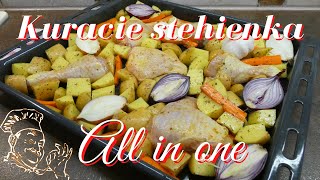 Recept na kuracie stehná All in 1 [upl. by Kahler]