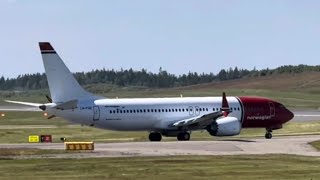 TAKEOFFS AND LANDINGS AT LANDVETTER AIRPORT GÖTEBORG SWEDEN [upl. by Lavena]