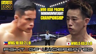 BATANG PINOY UNDEFEATED AGRESIBO SA KANYANG FIGHT DEBUT SA JAPAN KONTRA JAPANESE UNDEFEATED [upl. by Akcimehs906]