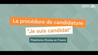 Tuto  procédure de candidature [upl. by Savill]