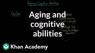 Aging and cognitive abilities  Processing the Environment  MCAT  Khan Academy [upl. by Gerhard]