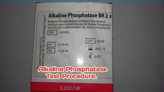 Alkaline Phosphatase Test Procedure [upl. by Erialb]