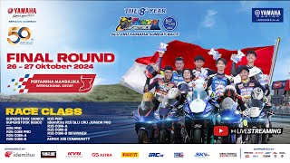 LIVE STREAMING Final bLU cRU YAMAHA SUNDAY RACE 2024 MANDALIKA DAY 2 [upl. by Aitetel810]