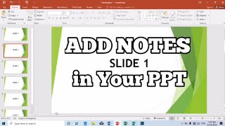 Paano Maglagay Ng Notes Sa Iyong Power Point Presentation  Tech Tips [upl. by Hagep]