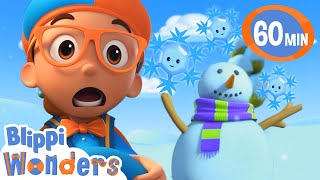 Blippis Epic Winter Adventure ⛄ Blippi Wonders Educational Videos for Kids [upl. by Alicsirp]