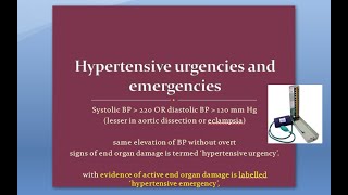 Pharmacology 637 a HyperTension Urgency Emergency Drugs Treat Nicardipine Labetalol Phentolamine [upl. by Spatola397]