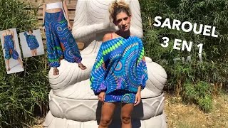 Utilisation du Sarouel 3 en 1 tuto [upl. by Fanchette]