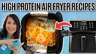 5 Healthy HIGH PROTEIN AIR FRYER Recipes [upl. by Greenwell]