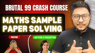 MATHS SAMPLE PAPER  BY BOARDS TOPPER  BRUTAL 99 CRASH COURSE class12 class12maths boards2025 [upl. by Ayiram926]