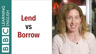 Lend vs Borrow  English In A Minute [upl. by Clem]