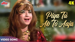 Piya Tu Ab To Aaja 4K  Asha Bhosle R D Burman  Helen Jeetendra Asha Parekh  Caravan 1971 Songs [upl. by Akerue]