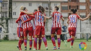 LIGA IBERDROLA  Oiartzun KE 14 Atlético de Madrid Femenino [upl. by Hgeilyak292]