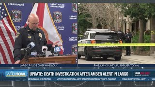 Largo police give update on Amber Alert death investigation [upl. by Elyk]