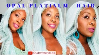 OPAL PLATINUM COLORED HAIR  ZURY SISHERI WIG  WWWWIGTYPESCOM [upl. by Yelkcub]