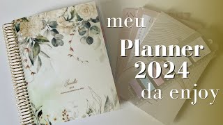 Meu Planner Enjoy 2024  Samantha Renata [upl. by Enecnarf]