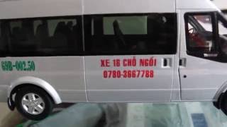 MÔ HÌNH FORD TRANSIT 2015 [upl. by Ellemac30]