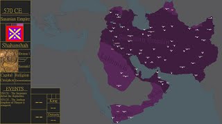 History of the Parthian amp Sasanian Empires  Every Year [upl. by Lledal196]