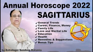 Sagittarius Horoscope 2022 Sagittarius Yearly Horoscope 2022 Sagittarius Yearly Predictions 2022 [upl. by Rede231]