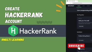 How to Create a HackerRank Account  StepbyStep Guide [upl. by Giark]